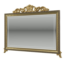 Версаль Зеркало ГВ-06 с короной цвет орех тайский