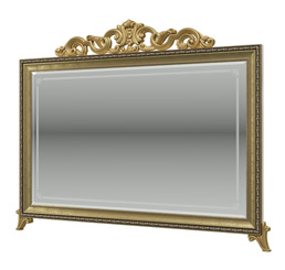 Версаль Зеркало ГВ-06 с короной цвет слоновая кость