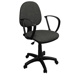 Кресло для компьютера Фактор-30 ткань цвет черно-серый