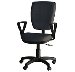 Кресло для компьютера Ультра эко-кожа черная