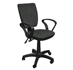 Кресло для компьютера Ультра люкс ткань цвет серый
