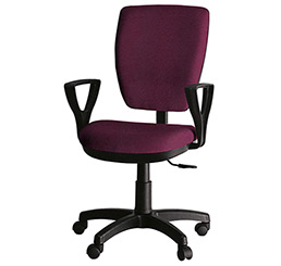 Кресло для компьютера Ультра ткань цвет бордовый