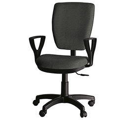 Кресло для компьютера Ультра ткань цвет черно-серый
