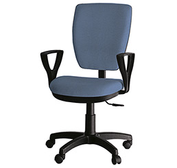 Кресло для компьютера Ультра ткань цвет голубой