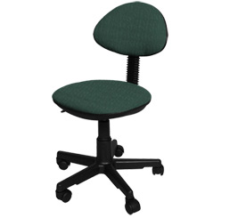 Кресло компьютерное Стар ткань цвет черно-зеленый