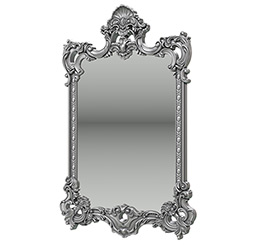 Зеркало ЗК-02 цвет серебро