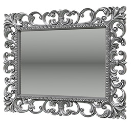 Зеркало ЗК-03 цвет серебро