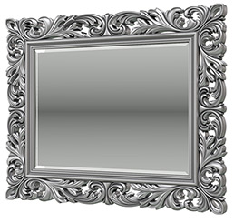 Зеркало ЗК-04 цвет серебро